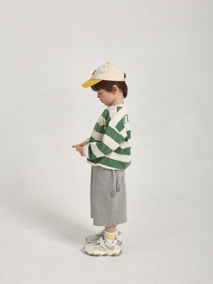 Say Hey - Korean Children Fashion - #magicofchildhood - Smile Stripe Sweatshirts - 5