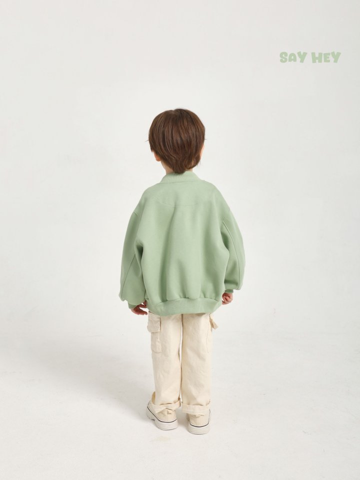 Say Hey - Korean Children Fashion - #minifashionista - Mini Pocket Jumper - 9