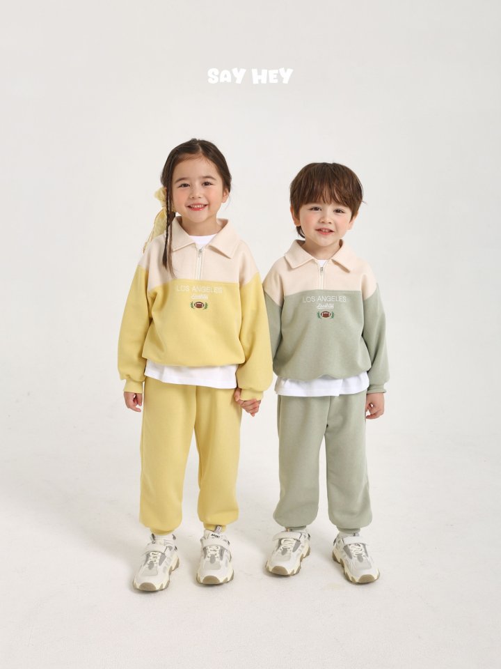 Say Hey - Korean Children Fashion - #prettylittlegirls - 25 Rugby Collar Set