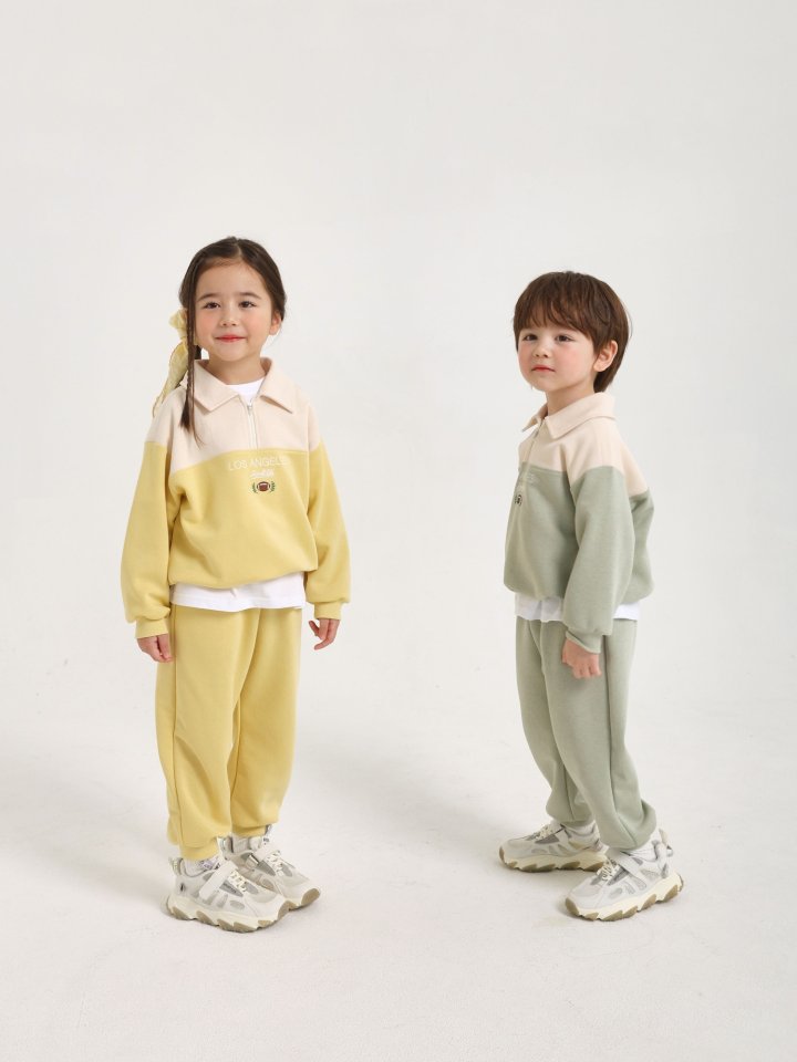 Say Hey - Korean Children Fashion - #toddlerclothing - 25 Rugby Collar Set - 4