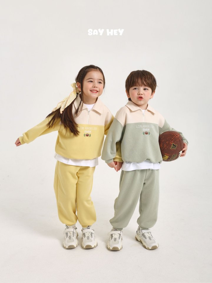 Say Hey - Korean Children Fashion - #todddlerfashion - 25 Rugby Collar Set - 2