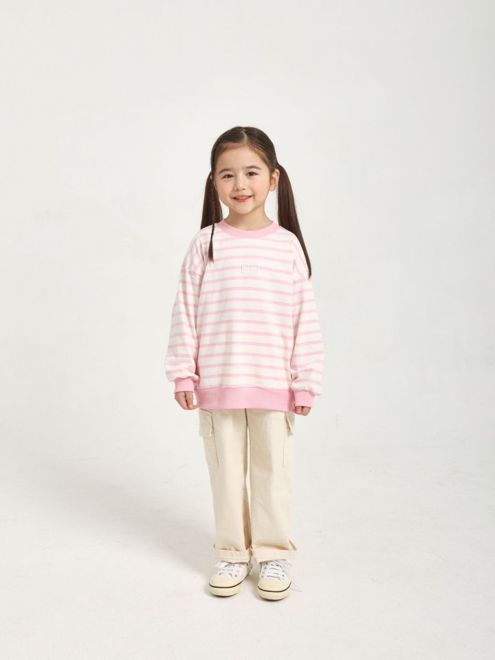 Say Hey - Korean Children Fashion - #todddlerfashion - 20S Single Stripe Sweatshirts - 7