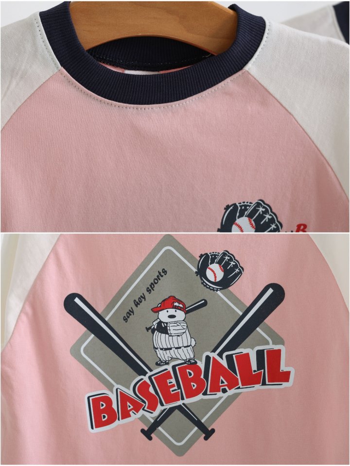 Say Hey - Korean Children Fashion - #toddlerclothing - Baseball Tee - 10