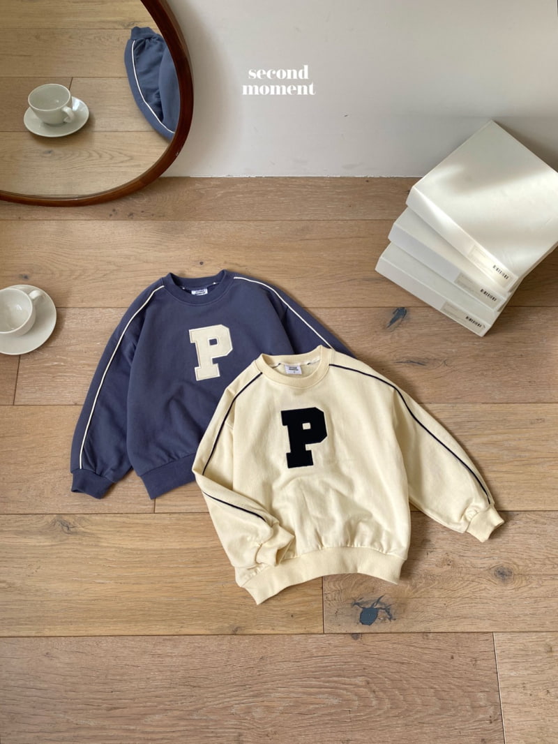 Second Moment - Korean Children Fashion - #Kfashion4kids - P Piping Sweatshirts