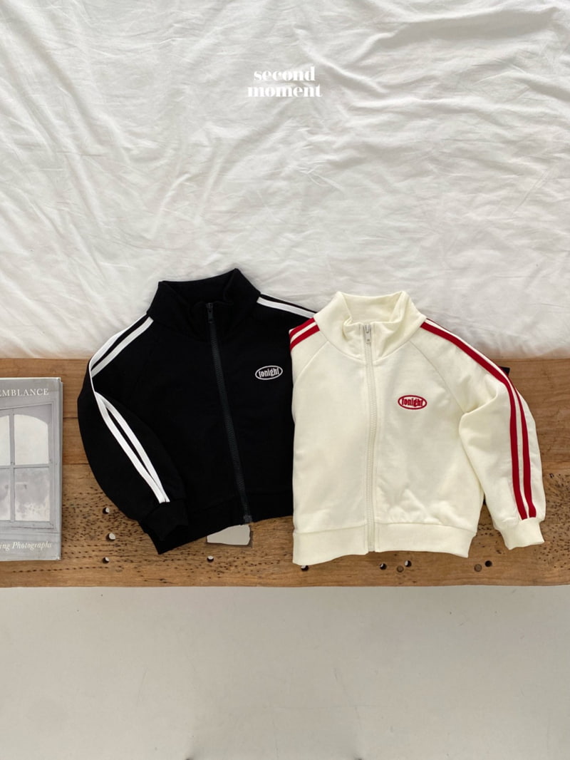 Second Moment - Korean Children Fashion - #Kfashion4kids - Tape Zip-up Jacket