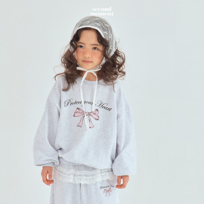 Second Moment - Korean Children Fashion - #Kfashion4kids - Ribbon Top Bottom Set - 11