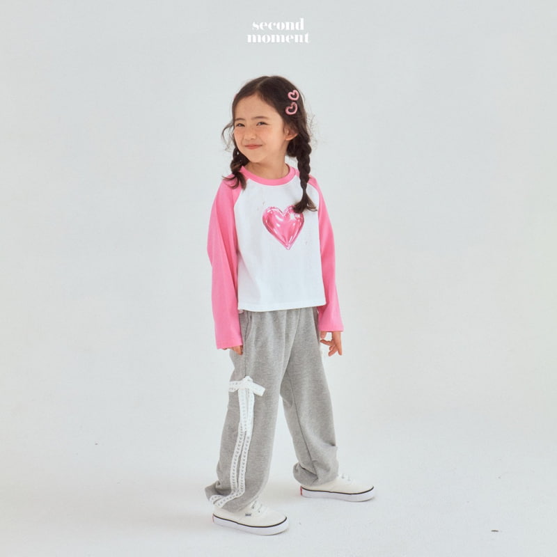Second Moment - Korean Children Fashion - #Kfashion4kids - Raglan Colored Tee - 10