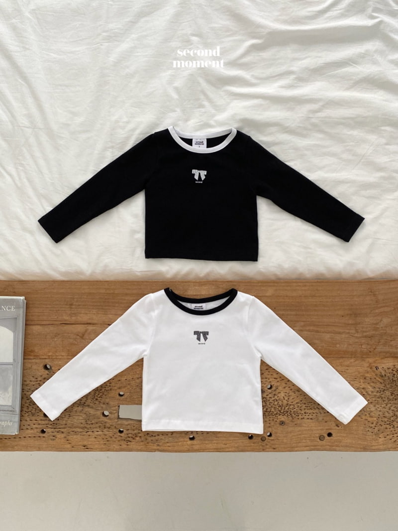 Second Moment - Korean Children Fashion - #childofig - Colored Crop Tee - 12