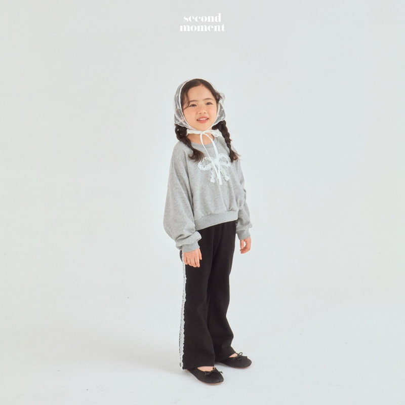 Second Moment - Korean Children Fashion - #childofig - Lace Bootscut Pants - 10