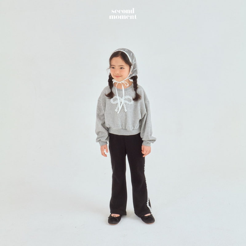 Second Moment - Korean Children Fashion - #childofig - Lace Bootscut Pants - 9