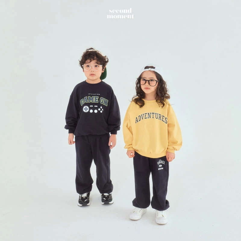 Second Moment - Korean Children Fashion - #childofig - Game Top Bottom Set - 8