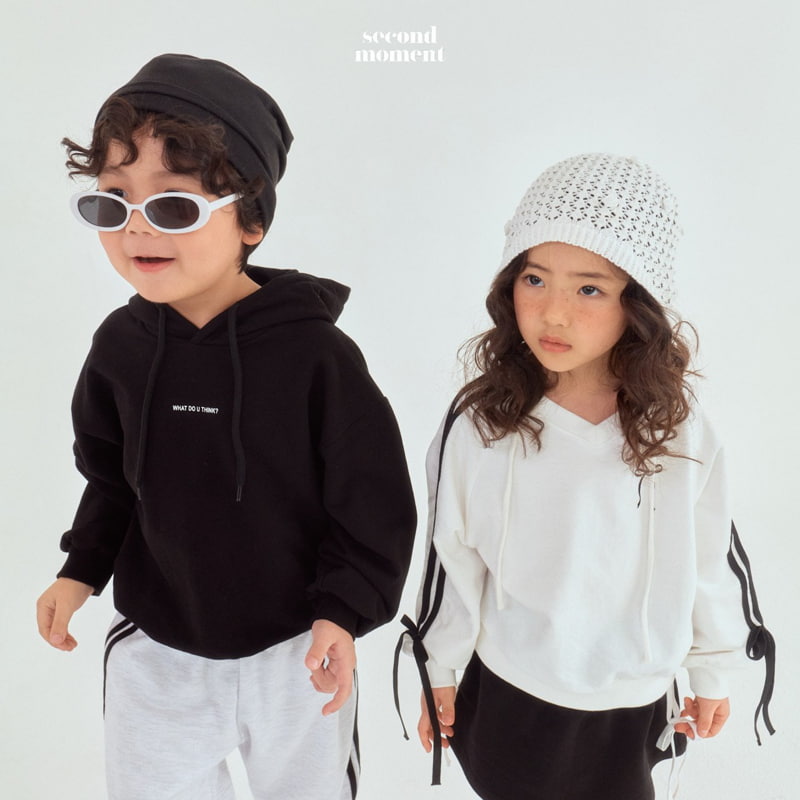 Second Moment - Korean Children Fashion - #childofig - Ribbon Tape Sweatshirts - 12