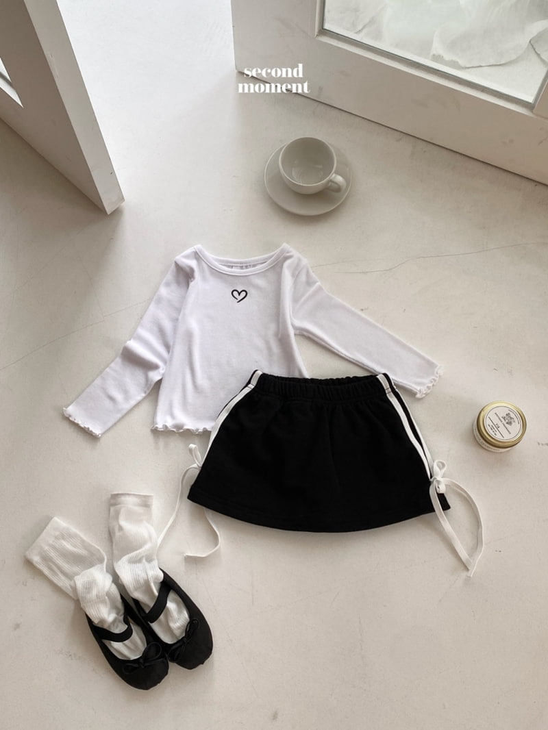 Second Moment - Korean Children Fashion - #childrensboutique - Spring Heart Wave Tee - 7