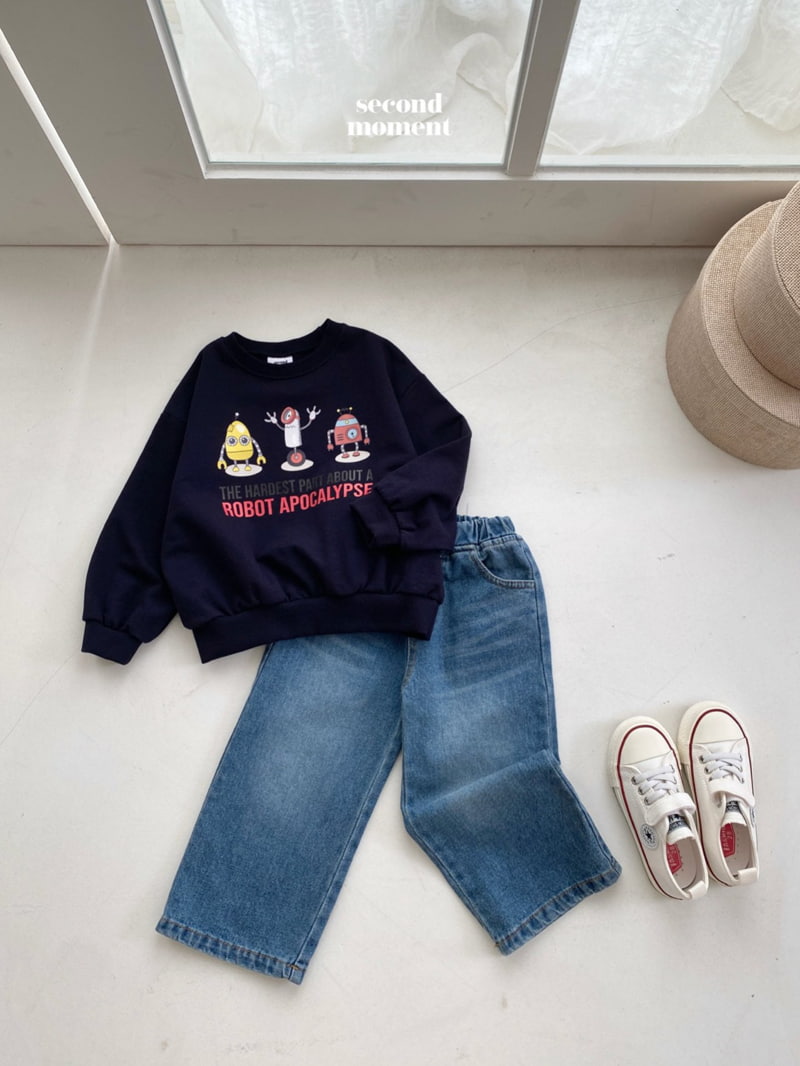 Second Moment - Korean Children Fashion - #childrensboutique - Robbot Sweatshirts - 6