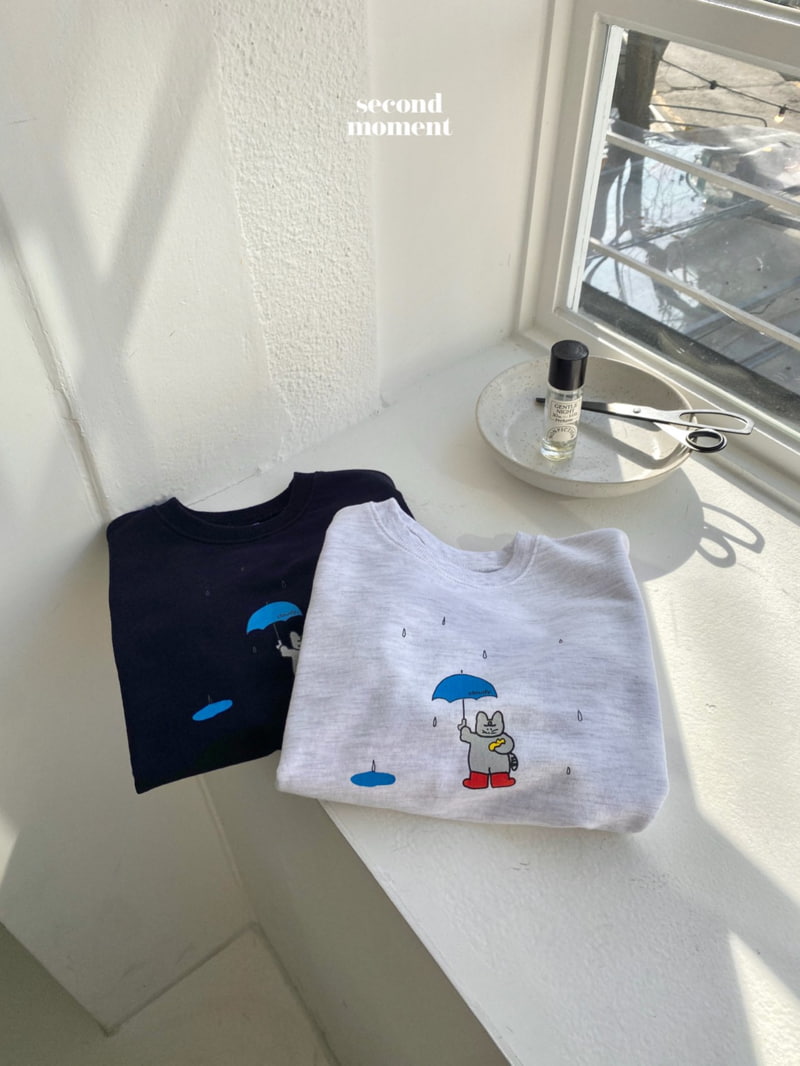Second Moment - Korean Children Fashion - #childrensboutique - Rain Cat Sweatshirts - 2