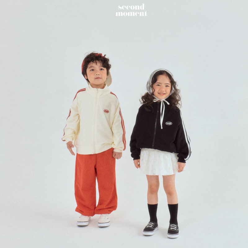 Second Moment - Korean Children Fashion - #childrensboutique - Tape Zip-up Jacket - 8