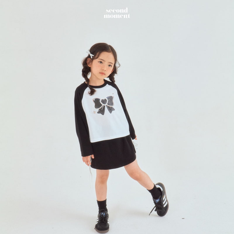 Second Moment - Korean Children Fashion - #childrensboutique - Raglan Colored Tee - 3