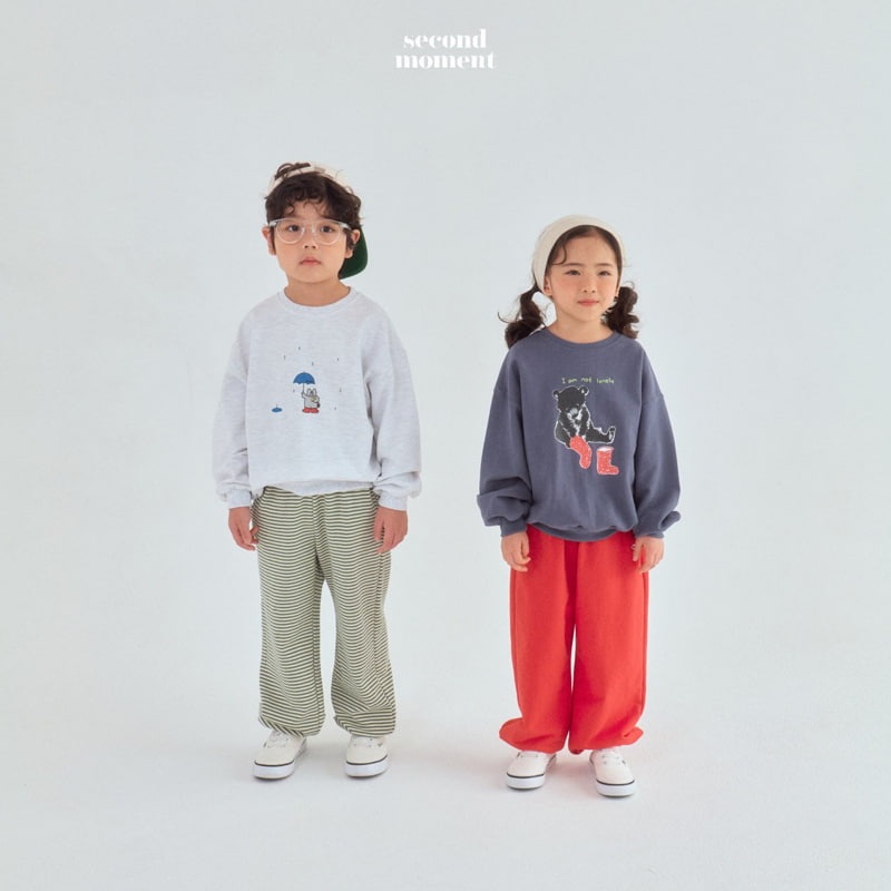 Second Moment - Korean Children Fashion - #childrensboutique - Stripe Jogger Pants - 11