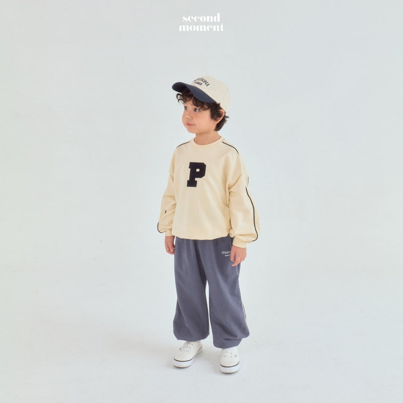 Second Moment - Korean Children Fashion - #designkidswear - P Piping Sweatshirts - 11