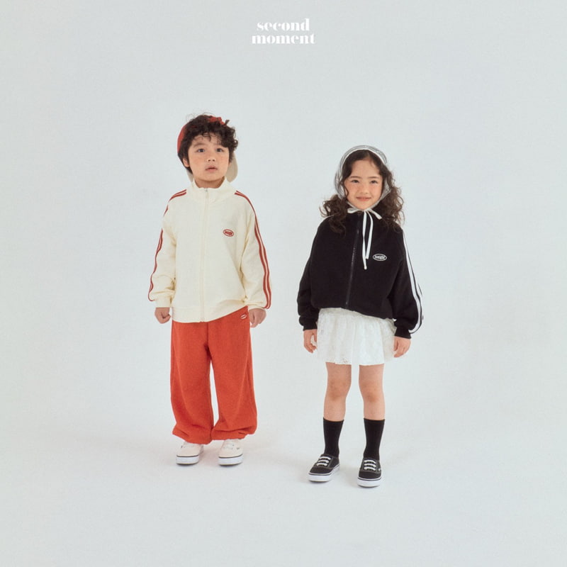 Second Moment - Korean Children Fashion - #designkidswear - Tape Zip-up Jacket - 9