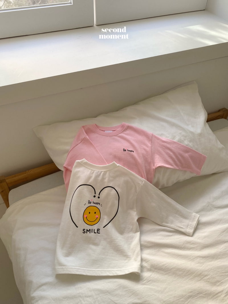Second Moment - Korean Children Fashion - #designkidswear - Smile Tee