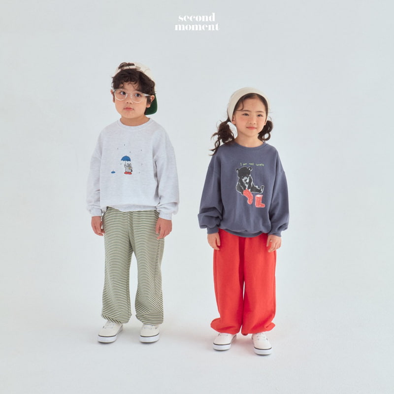 Second Moment - Korean Children Fashion - #designkidswear - Stripe Jogger Pants - 12