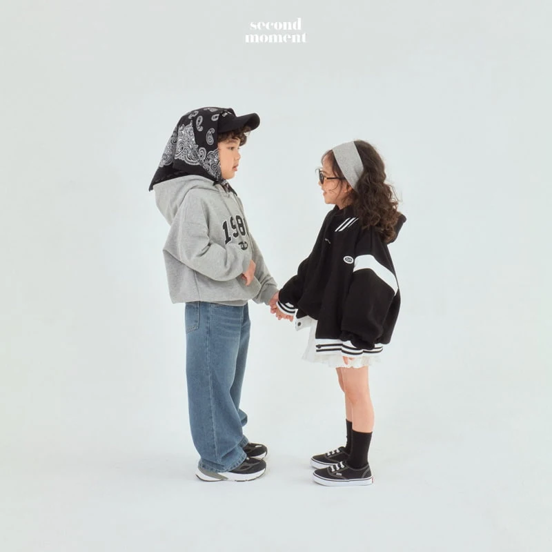 Second Moment - Korean Children Fashion - #discoveringself - Initial Hoodie - 10