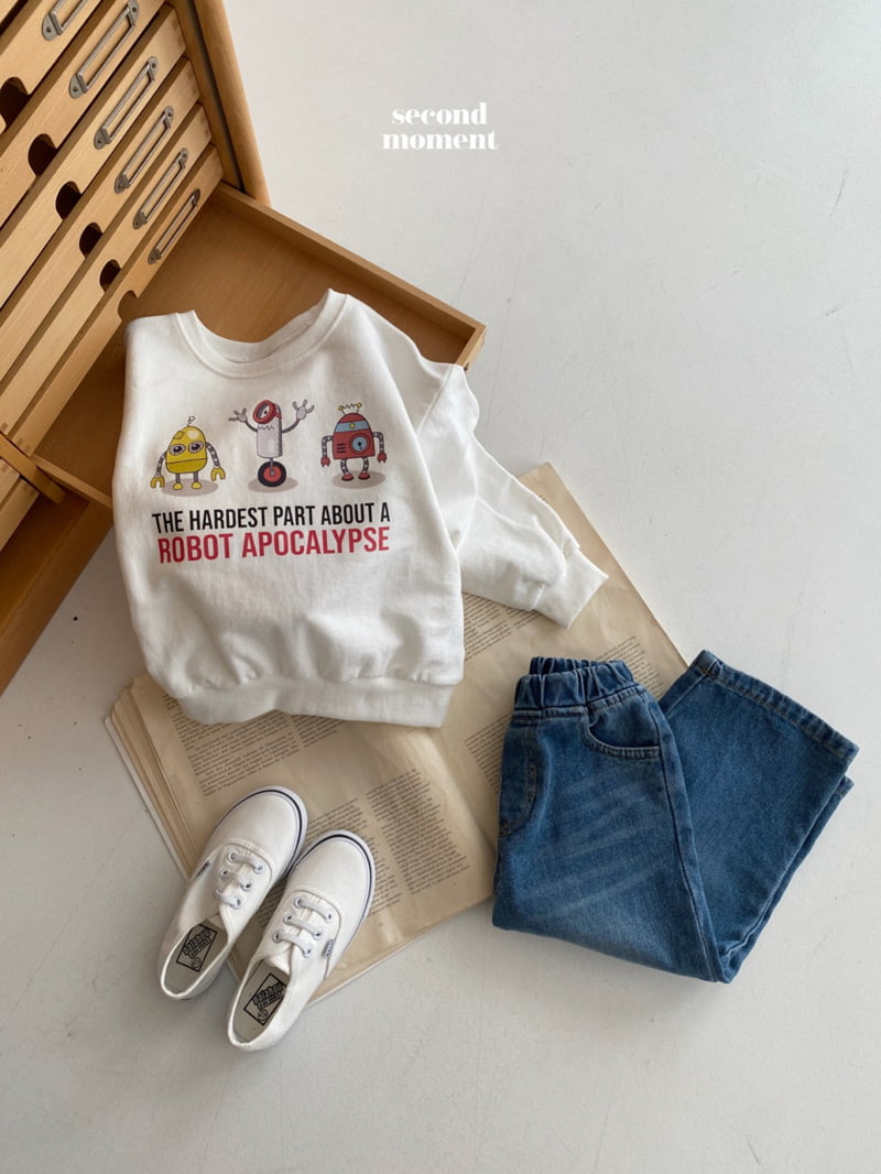 Second Moment - Korean Children Fashion - #discoveringself - Robbot Sweatshirts - 8