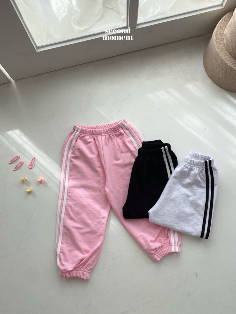 Second Moment - Korean Children Fashion - #discoveringself - Tape Jogger Pants