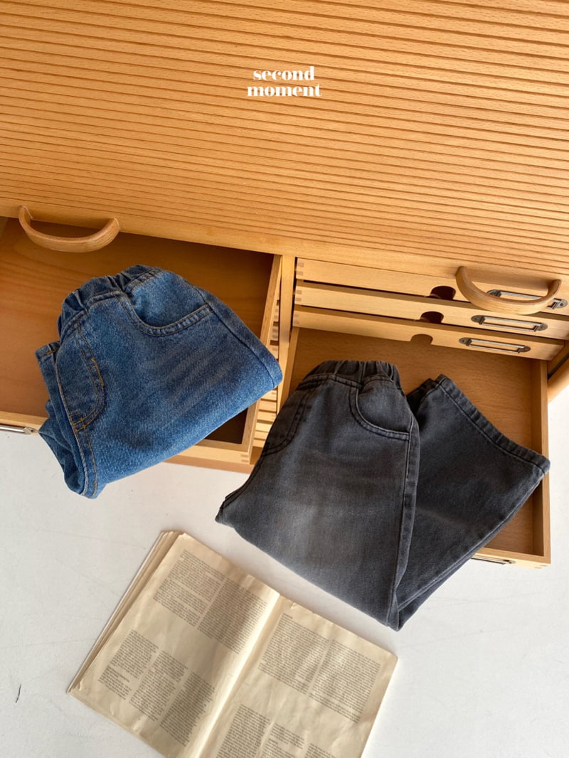 Second Moment - Korean Children Fashion - #discoveringself - Daily Denim Pants