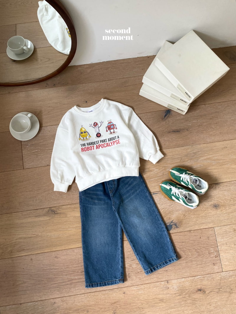 Second Moment - Korean Children Fashion - #fashionkids - Robbot Sweatshirts - 9