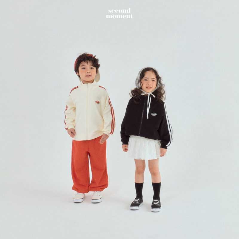 Second Moment - Korean Children Fashion - #kidsshorts - Tape Zip-up Jacket - 12