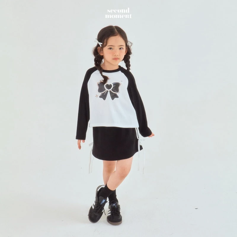 Second Moment - Korean Children Fashion - #kidsshorts - Raglan Colored Tee - 7