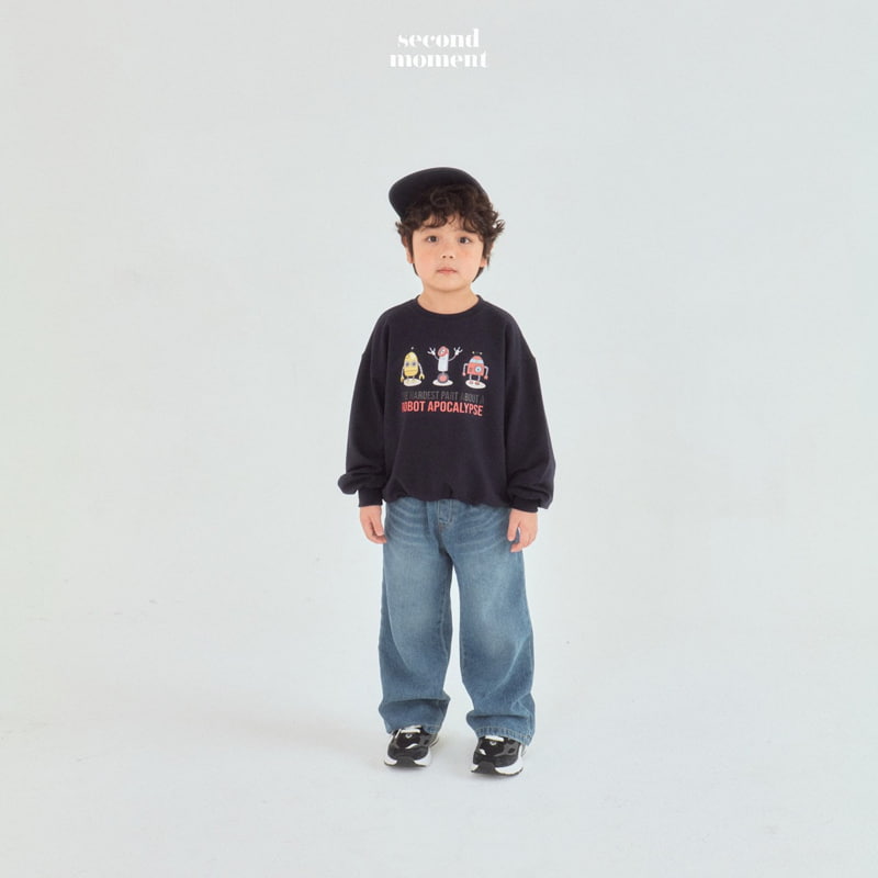 Second Moment - Korean Children Fashion - #kidsstore - Robbot Sweatshirts - 11