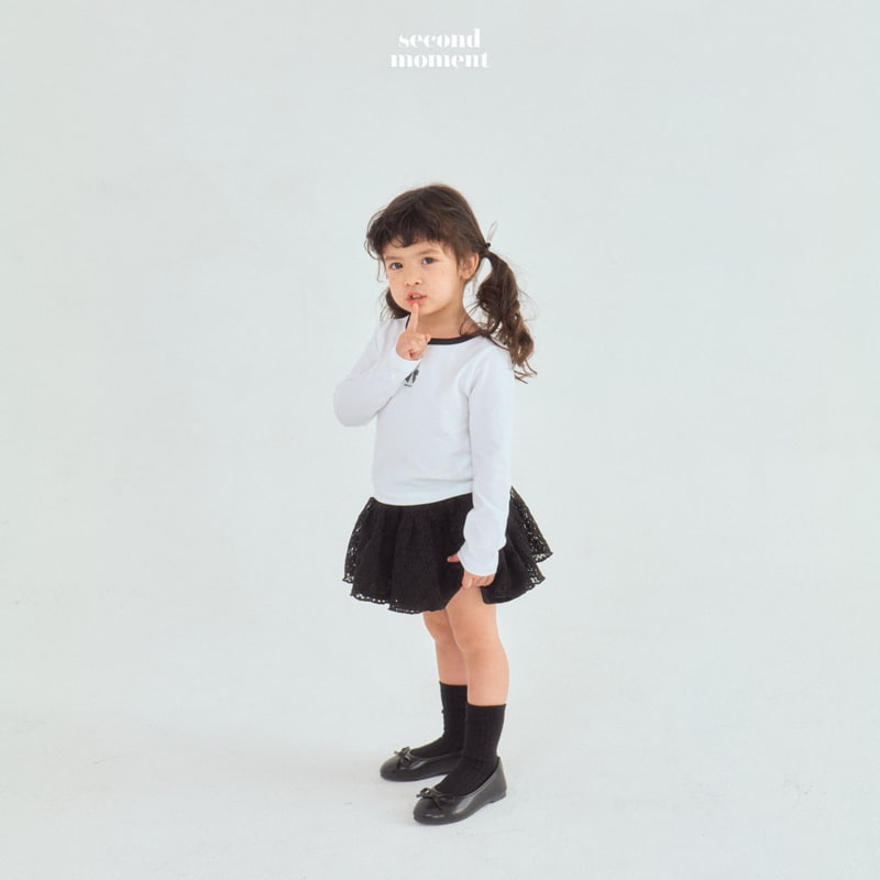 Second Moment - Korean Children Fashion - #kidsshorts - Colored Crop Tee - 4