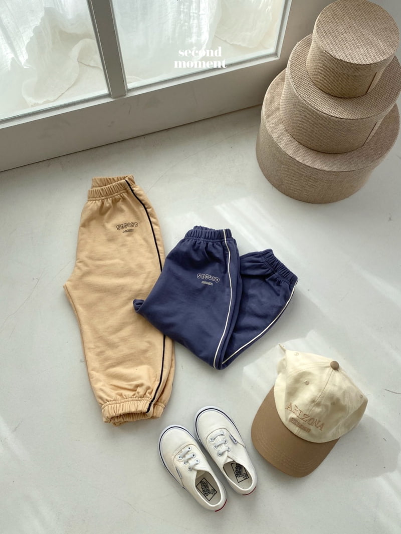 Second Moment - Korean Children Fashion - #kidsstore - Second Piping Jogger Pants - 3