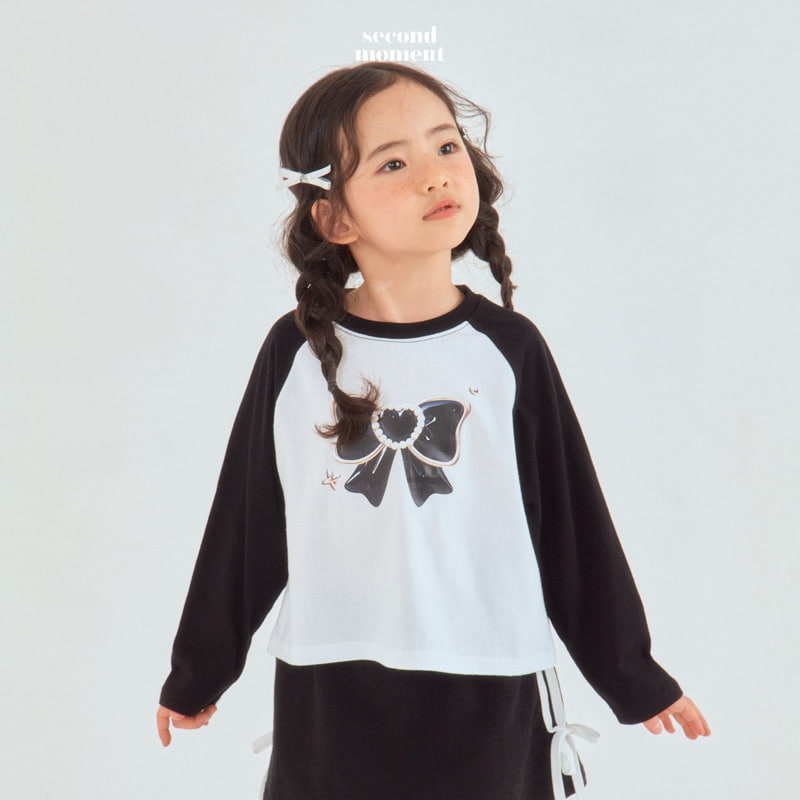 Second Moment - Korean Children Fashion - #kidsstore - Raglan Colored Tee - 8