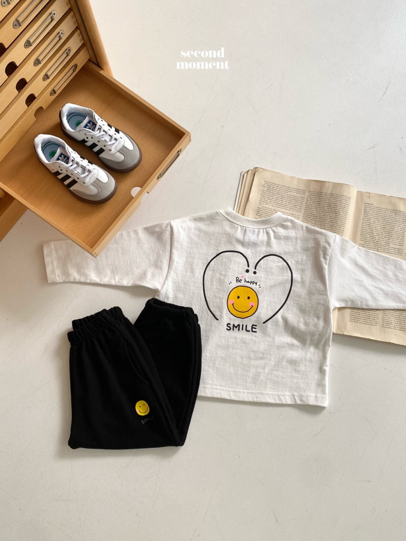 Second Moment - Korean Children Fashion - #kidsstore - Smile Tee - 5