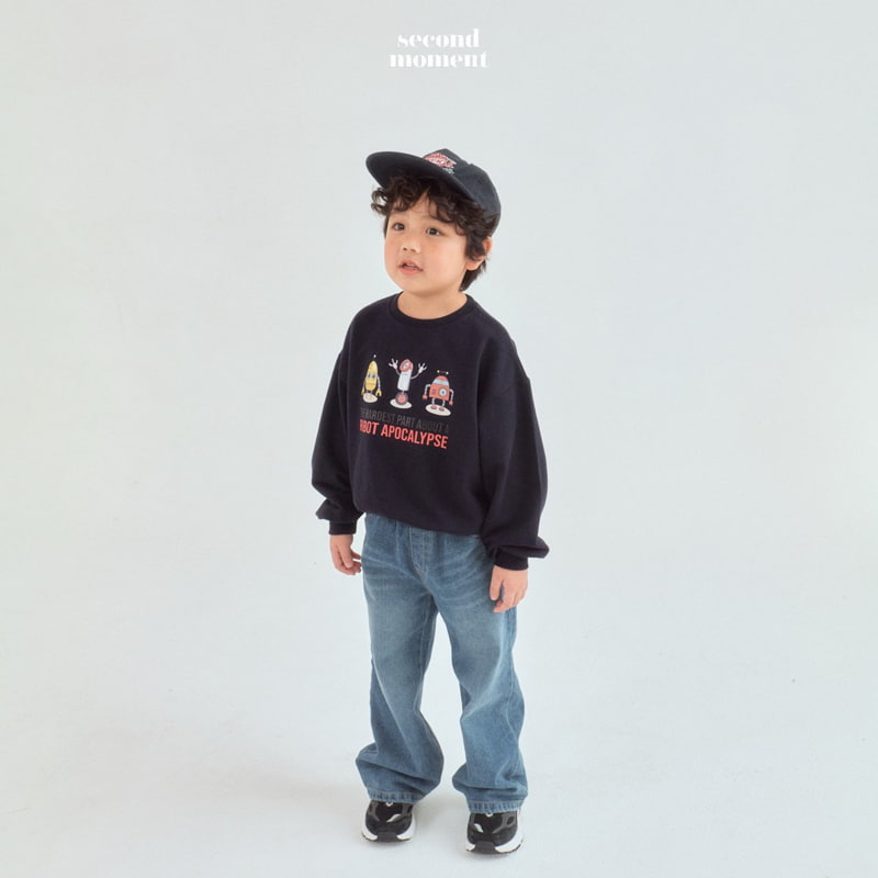 Second Moment - Korean Children Fashion - #kidzfashiontrend - Robbot Sweatshirts - 12