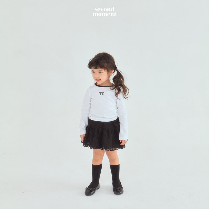 Second Moment - Korean Children Fashion - #kidzfashiontrend - Colored Crop Tee - 5