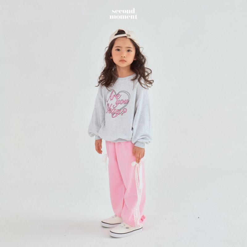 Second Moment - Korean Children Fashion - #kidzfashiontrend - Heart OK Sweatshirts - 2