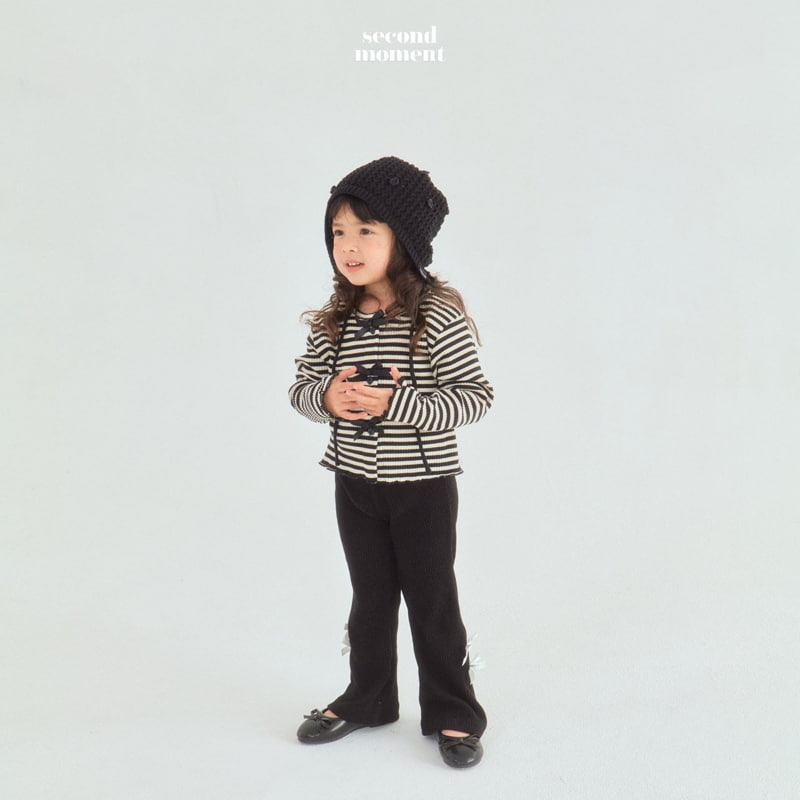 Second Moment - Korean Children Fashion - #kidzfashiontrend - Ribbon Rib Cardigan - 7
