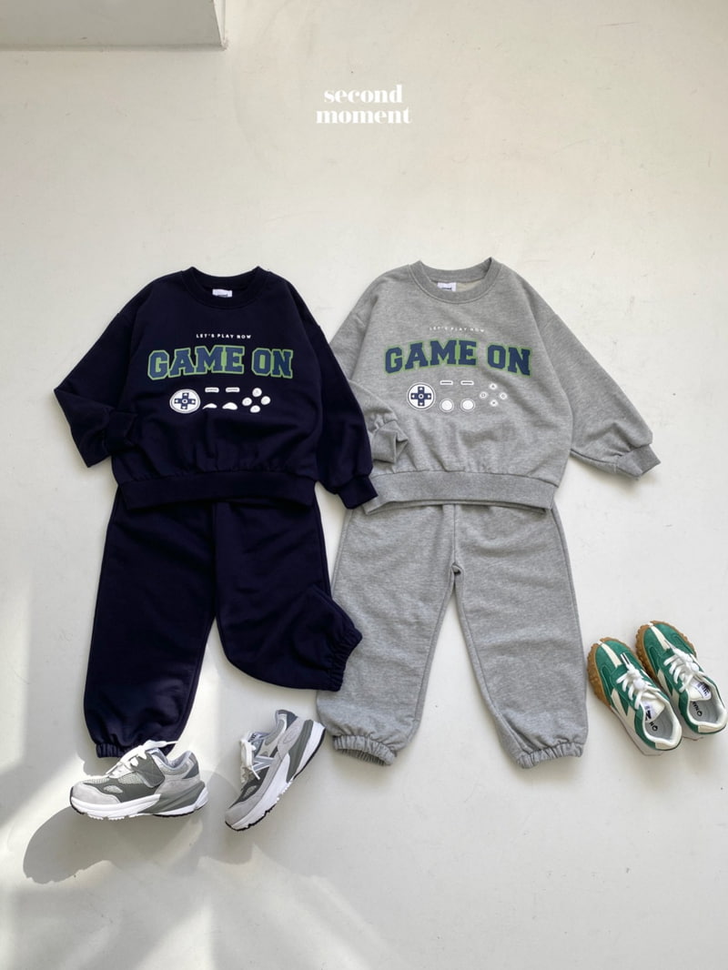 Second Moment - Korean Children Fashion - #littlefashionista - Game Top Bottom Set - 3