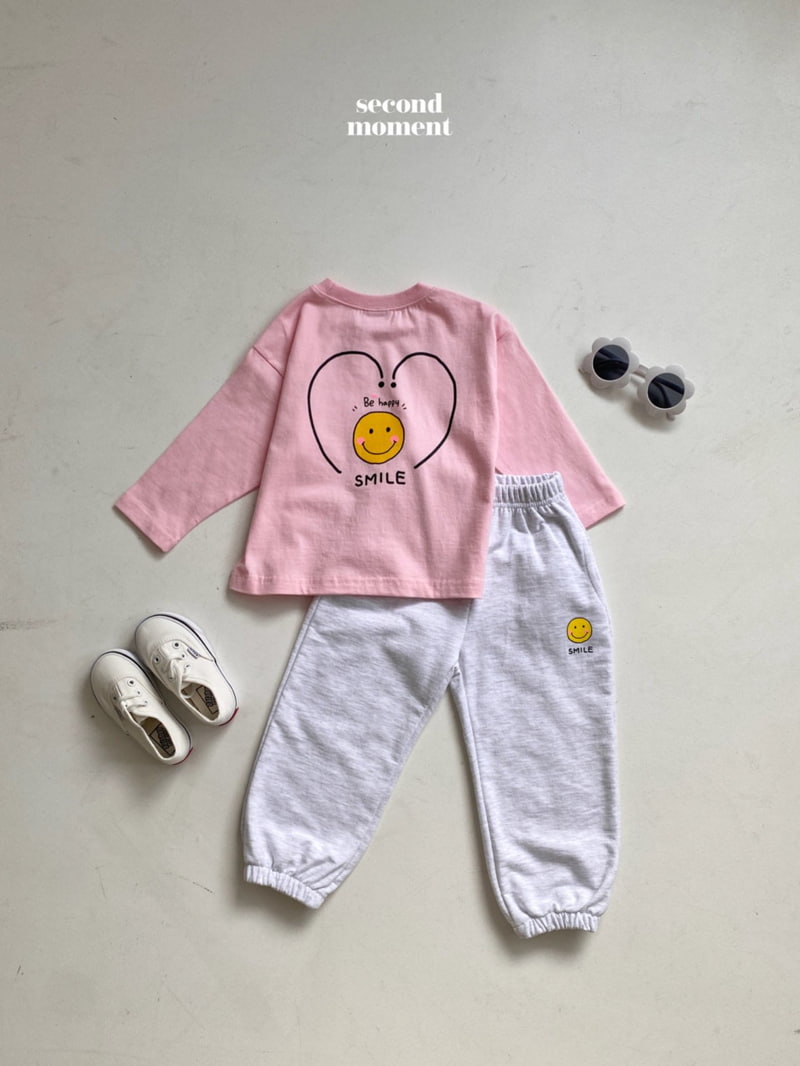 Second Moment - Korean Children Fashion - #littlefashionista - Smile Tee - 8