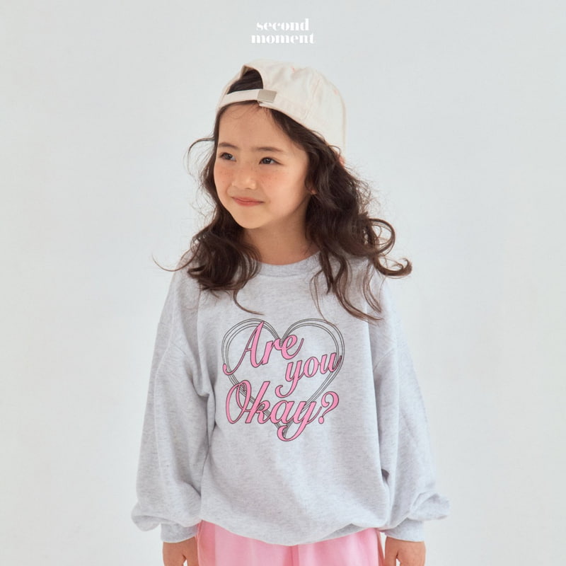 Second Moment - Korean Children Fashion - #Kfashion4kids - Heart OK Sweatshirts - 4