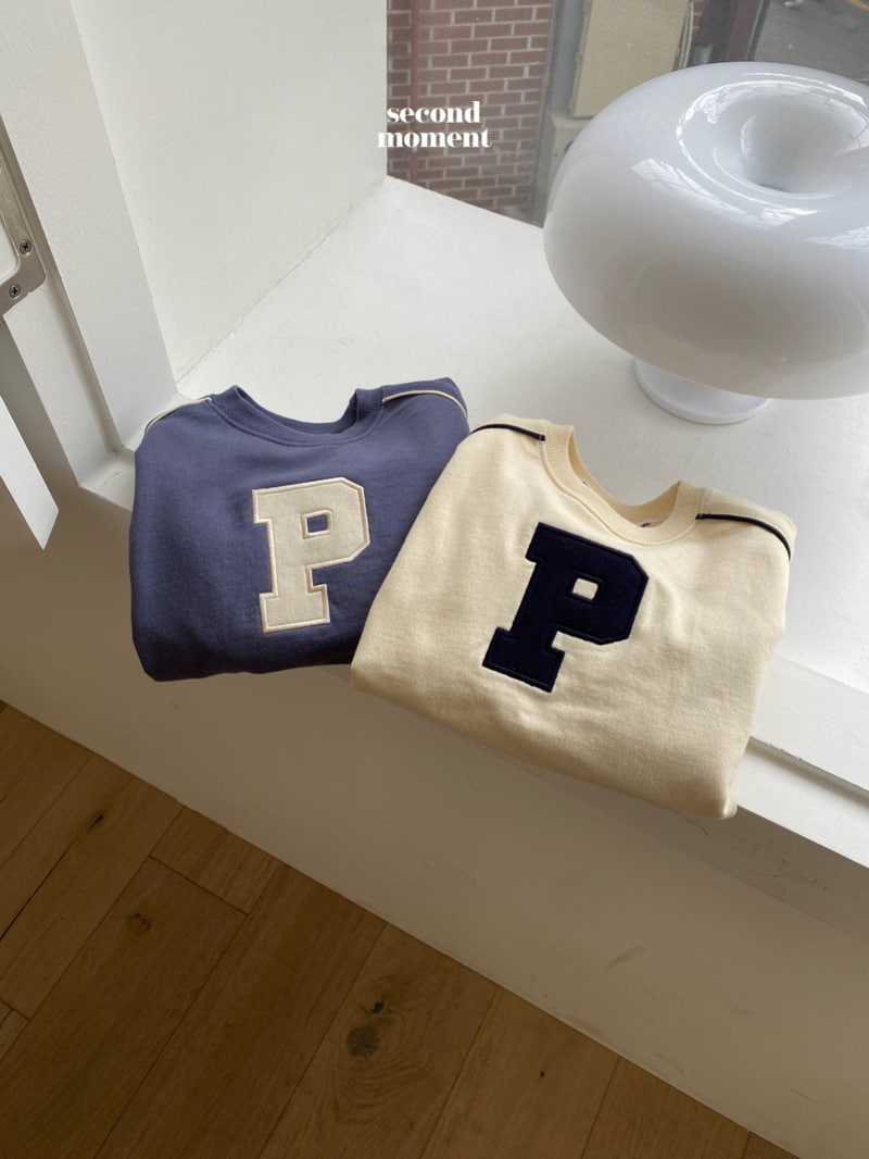 Second Moment - Korean Children Fashion - #magicofchildhood - P Piping Sweatshirts - 3