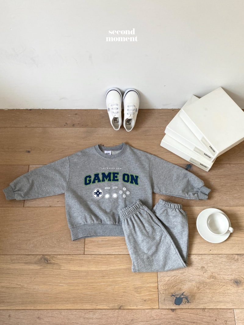 Second Moment - Korean Children Fashion - #littlefashionista - Game Top Bottom Set - 4