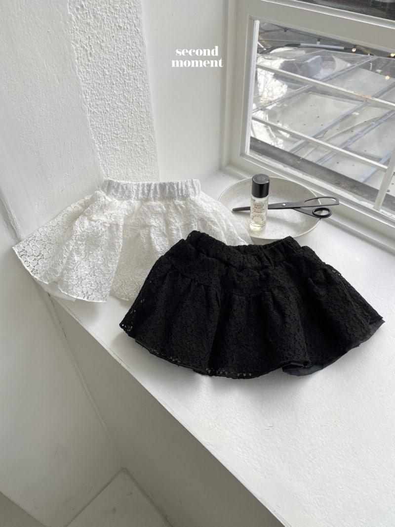 Second Moment - Korean Children Fashion - #magicofchildhood - Lace Tiered Skirt