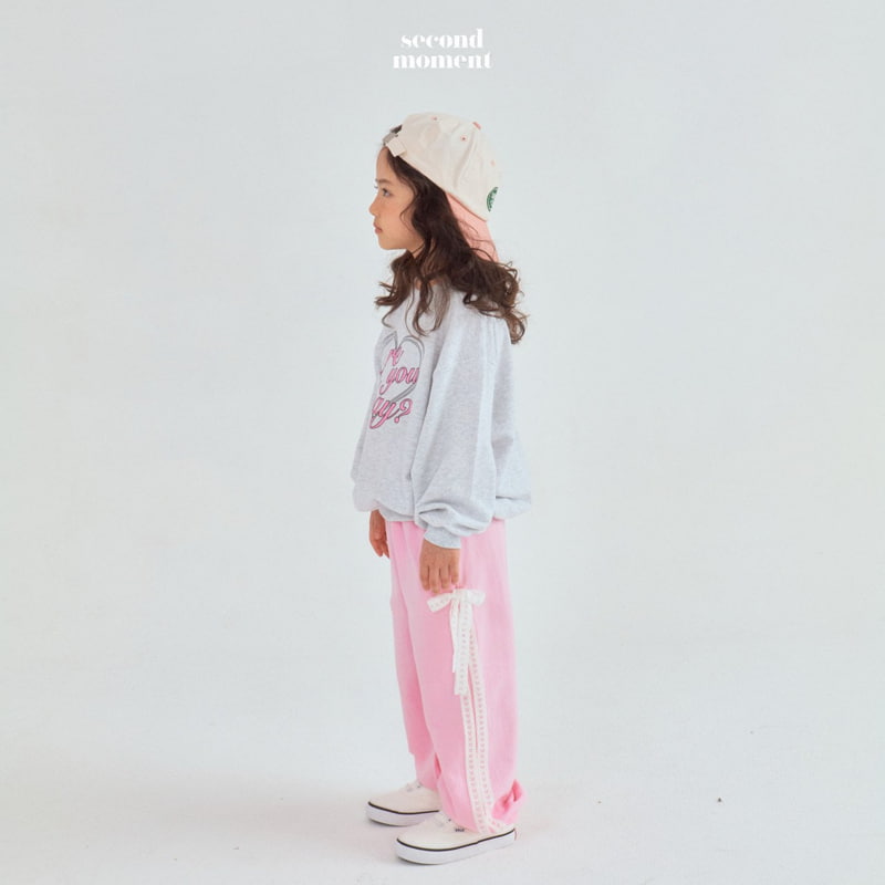 Second Moment - Korean Children Fashion - #magicofchildhood - Heart OK Sweatshirts - 5