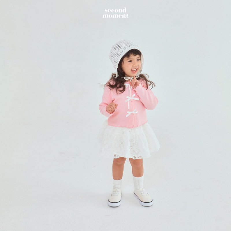 Second Moment - Korean Children Fashion - #minifashionista - Ribbon Rib Cardigan - 11